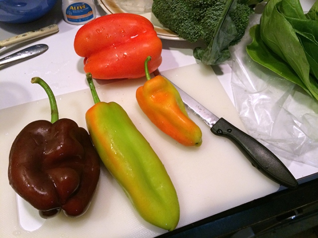 Hey there, I like the shape of your peppers...